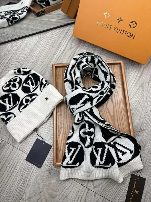 louis vuitton lv hat and echapres set s_12652061